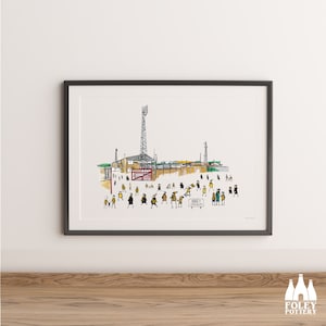 FFG: Cambridge United FC - MatchDay@AbbeyStadium - Illustrated - Inspired - Tribute - Fine Art Print