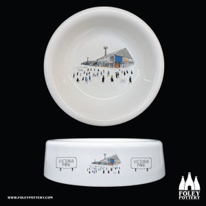 Hartlepool U FC - MatchDay@VictoriaPark - Stadium - Illustrated - Tribute - Fine Bone China - Pet Bowl