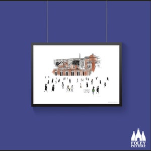 FFG: Fulham FC - MatchDay@CravenCottage - Stadium - Illustrated - Inspired - Tribute - Fine Art Print