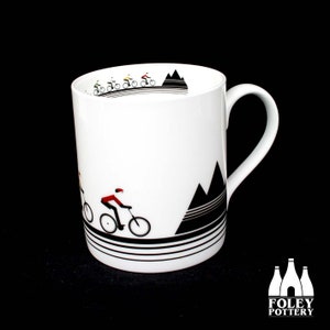 MTB: Mountain Bike - Cycling - Downhill - Trail Bike - Dirt Jump Bike - ( Inspired ) - Fine Bone China Mug