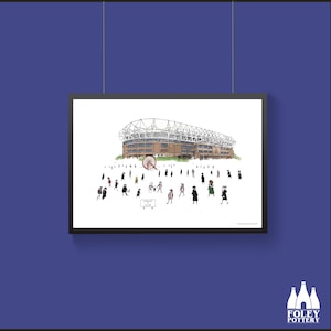FFG: Sunderland AFC - MatchDay@StadiumofLight - Illustrated - Tribute - Fine Art Print