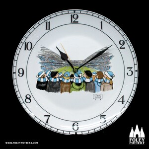 AVFT: Man City, Etihad - Football Stadium - Illustrated Tribute - 10&quot; Clock