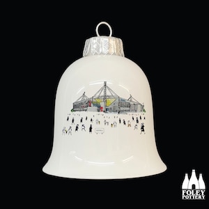FFG: Preston North End FC - MatchDay@Deepdale - Stadium - Illustrated - Inspired - Tribute - Fine bone china - Hanging Bell