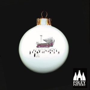 FFG: Burnley FC - MatchDay@TurfMoor - Estadio - Ilustrado - Inspirado - Homenaje - Porcelana fina - Adorno