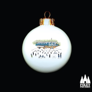 FFG: Wycombe Wanderers FC - MatchDay@AdamsPark - Stadium - Illustrated - Inspired - Tribute - Fine bone china - Bauble