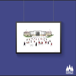 FFG: Morecambe FC - Globe Arena - Football Stadium - Match-day - ( Inspired ) - ( Illustrated ) - Tribute - fine - Art Print