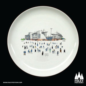FFG: Colchester United FC, Matchday@ Jobserve Community, Football Stadium, Inspired, illustrated, Tribute - Fine Bone China Plate