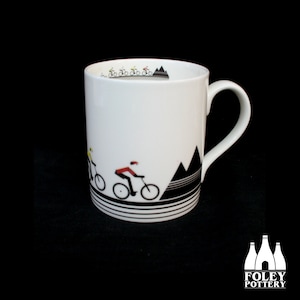 MTB: Mountain Bike - Cycling - Downhill - Trail Bike - ( Inspired ) - Fine Bone China Mug