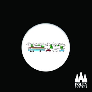 C: The Italian Job - Mini - ( Inspired ) -  ( illustrated ) - tribute - Fine bone China - Coaster