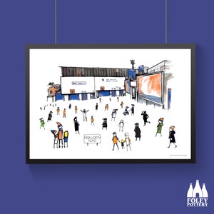 FFG: Luton Town FC - MatchDay@KenilworthRoad - Illustrated - Tribute - Fine Art Print