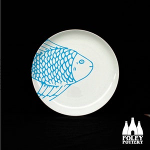 N: Nautical - Fish - Fishing - Fishing Boat - Seaside - Fishing - Lighthouse  - Sailing - Boat - Inspired - Fine Bone China - Plate