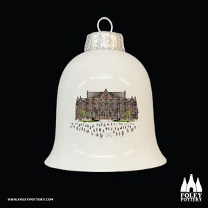 TH: Fenton Town Hall, Stoke on Trent, England, Inspired, illustrated, Tribute  Fine Bone China  - Bell