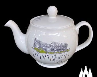 FFG: Newcastle Utd FC, MatchDay @ St James' Park Football Stadium, Illustrated, Tribute - Fine Bone China - Sandringham Tea Pot