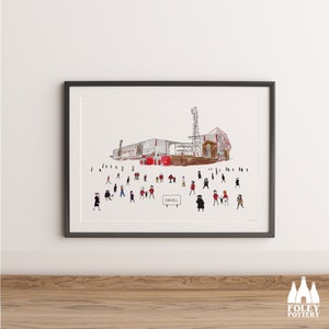FFG: Barnsley FC - MatchDay@Oakwell - Stadion - Ilustrowany - Hołd - Wydruk artystyczny