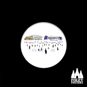 FFG: Everton FC - MatchDay@GoodisonPark/BramleyMooreDock - Stadium - Now & Very Soon - illustrated - Tribute -  Insulated Drinks Coaster