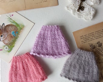 Handmade Knitted Skirt for Blythe Doll: 12-inch Doll Clothes