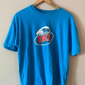 Vintage Molson Dry T shirt size xl