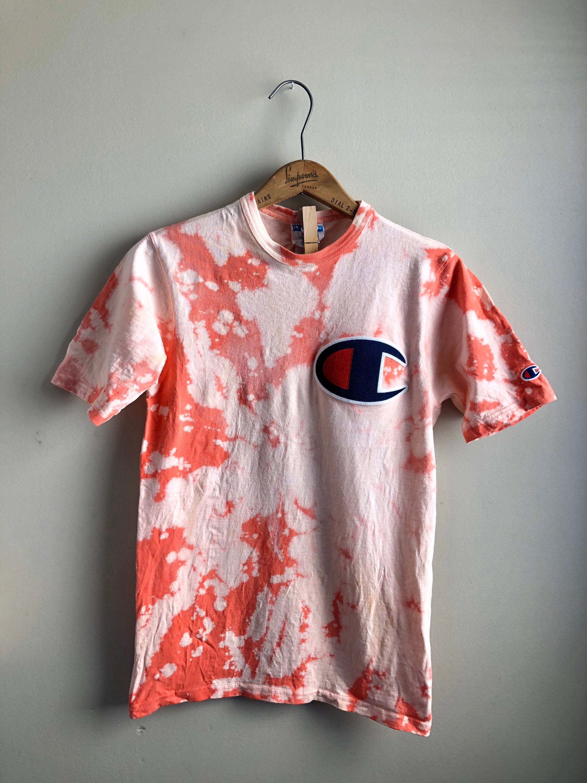 Bleached Champion - Etsy