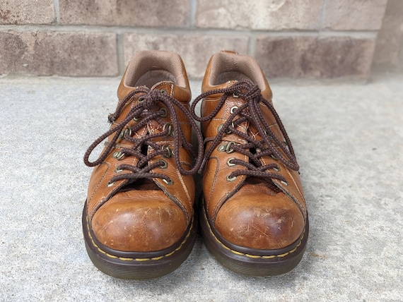 Vintage 90s- Dr Martens- Doc Martens- Brown- Lace… - image 1