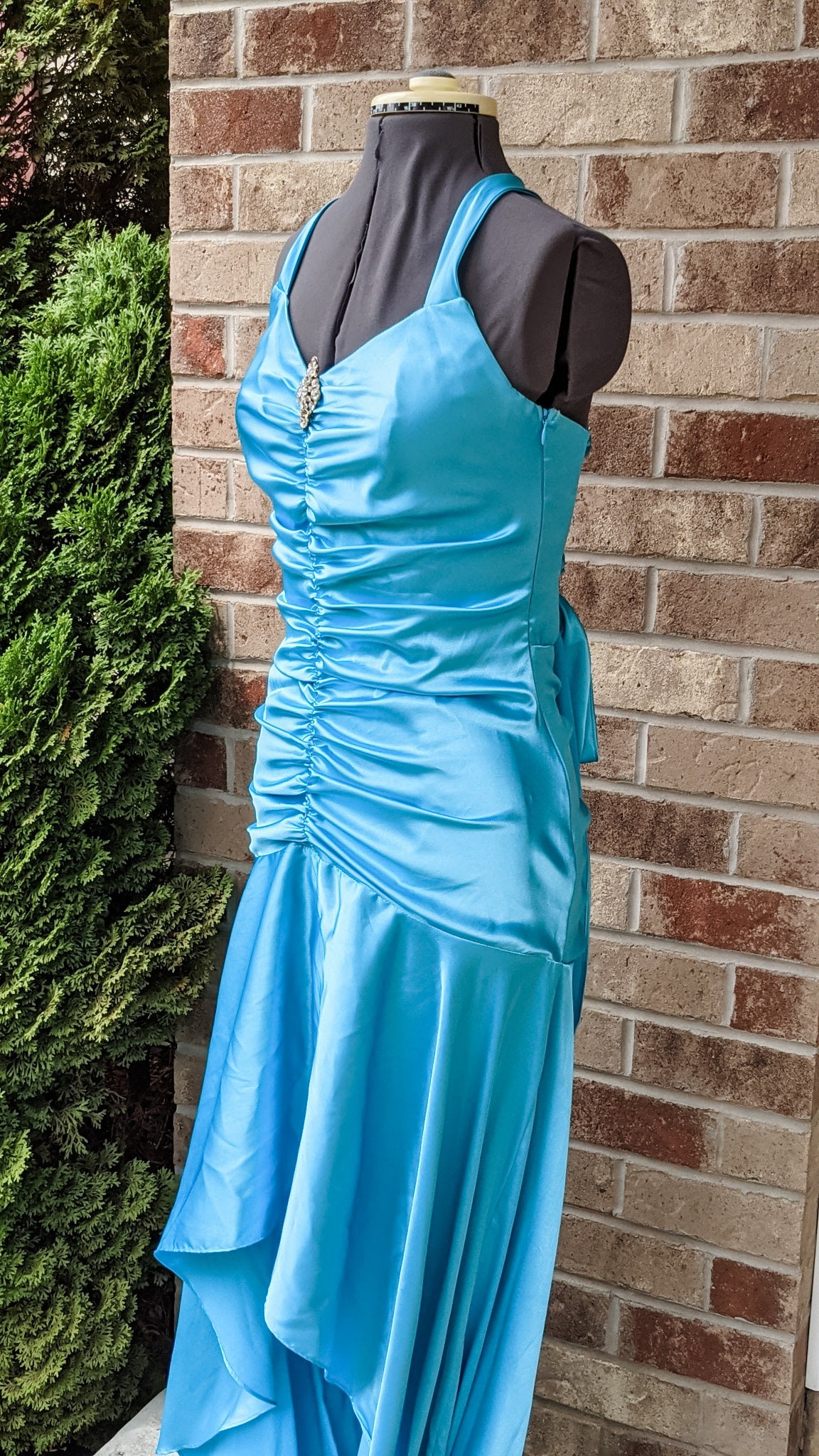 Vintage 2000s Y2k Prom Dress Sexyretrobaby Blue Etsy