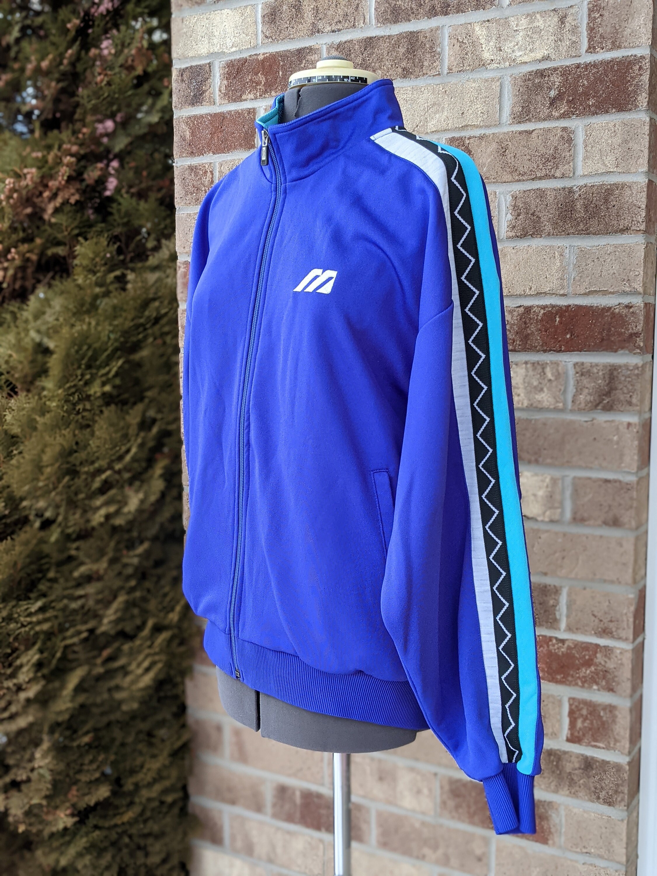 Vintage- 90s-2000s- Purple Track Jacket- Superstar Exercise Unit