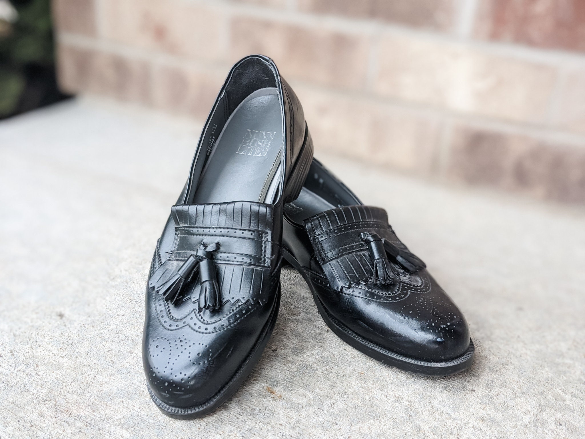 Vintage Tassle Loafers -nunn Bush Lites- Men's Dress Shoes Vintage Tassle Loafers -nunn Bush Lites- Men's Dress Shoes
