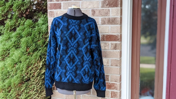 Vintage 80s- 90s- Graphix Men's Sweater- Geometri… - image 8