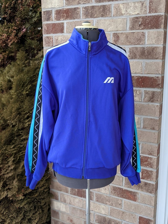 Adidas superstar jacket royal blue sales