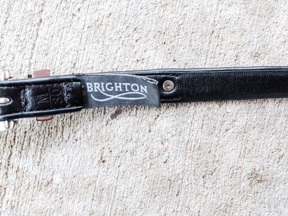Vintage 80s- Brighton Beaded Belt- Skinny Belt- S… - image 7