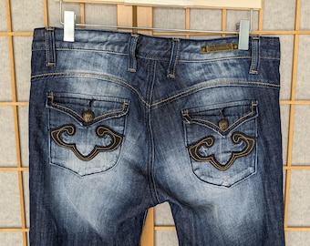 パンツ coating wax boot cut jeans archive y2k Y2K Boot Cut Jeans