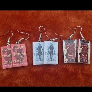 Book earrings