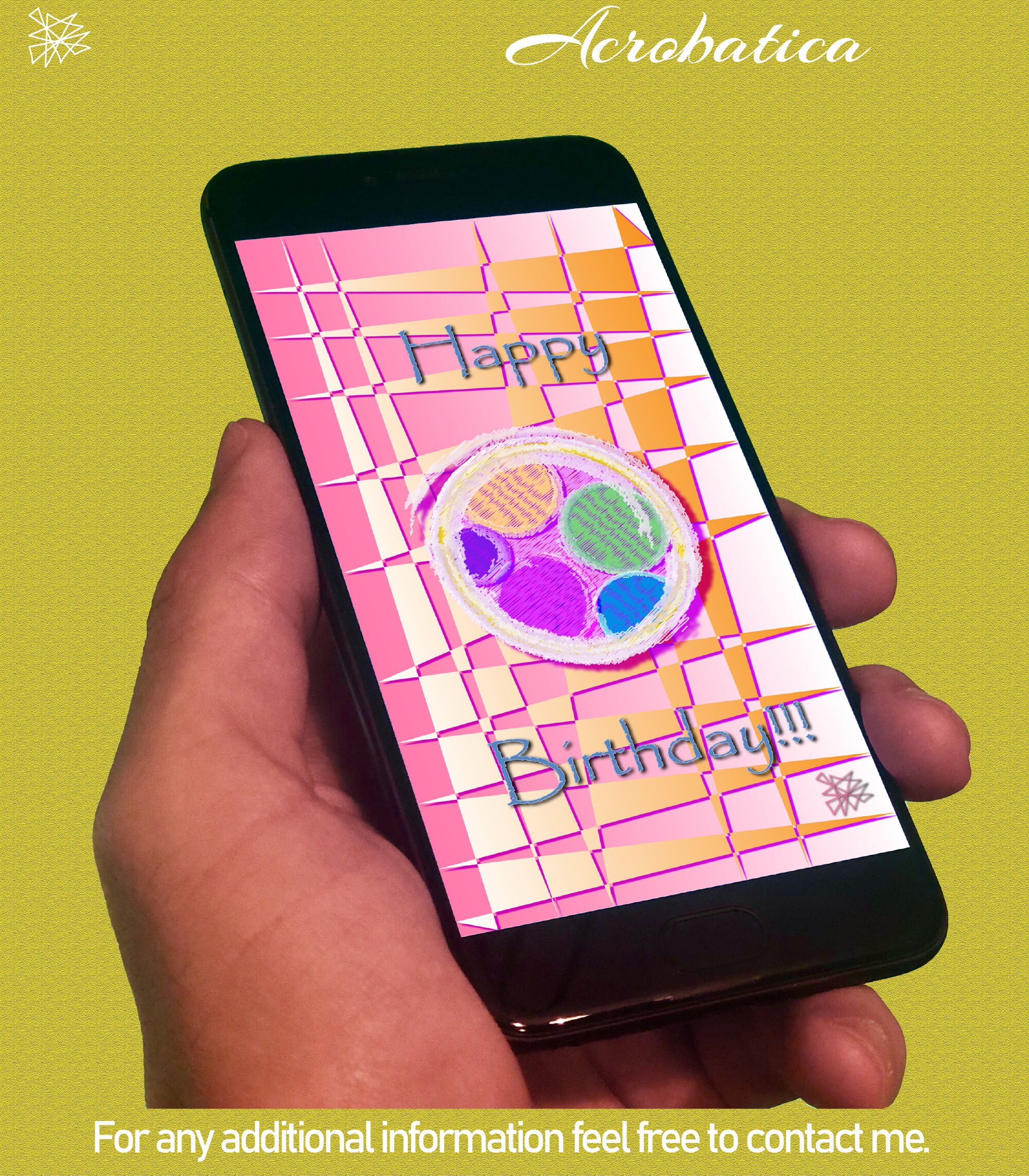 Birthday eCard Electronic Birthday Card Digital Birthday