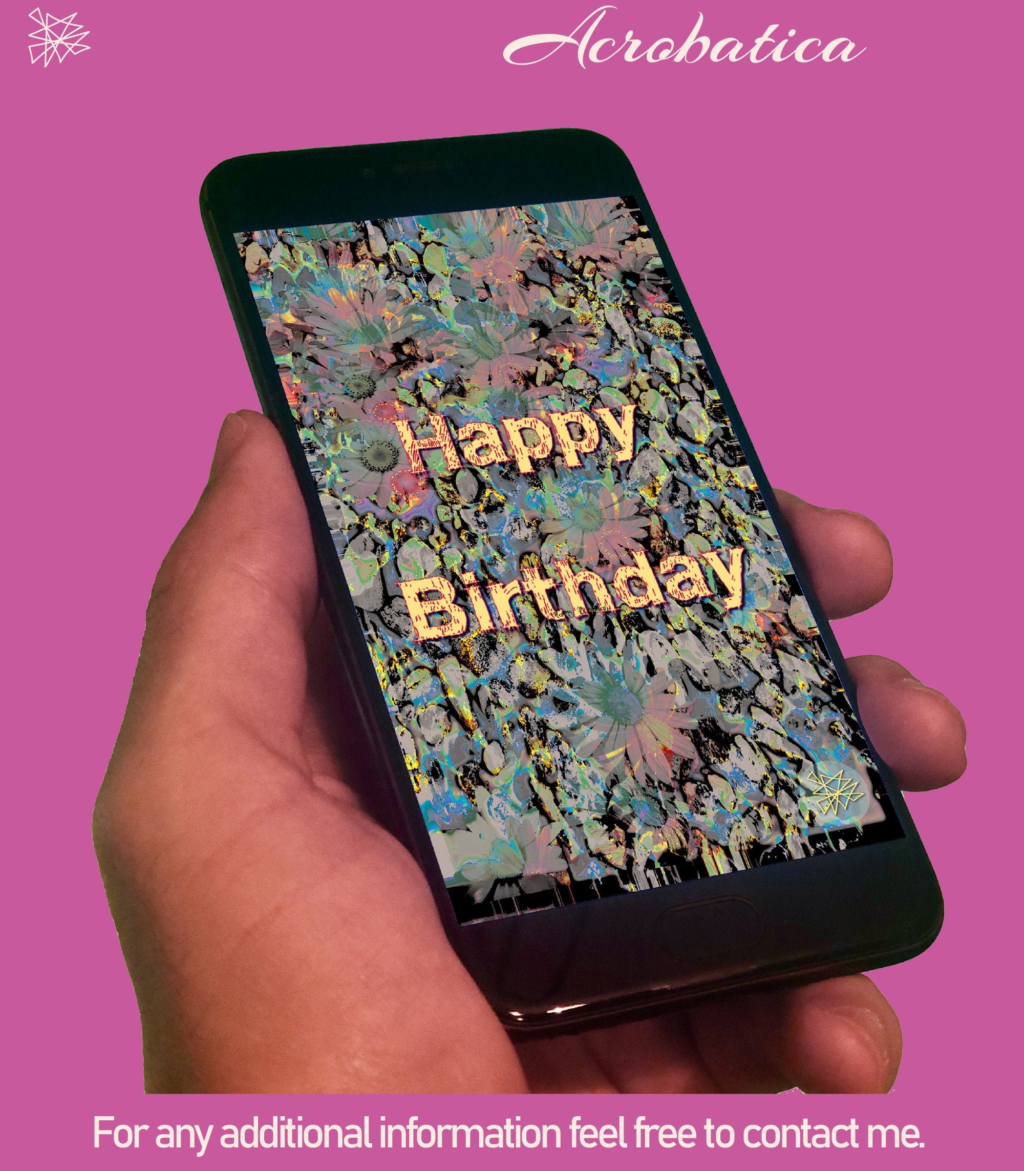 Geburtstag eCard elektronische Geburtstagskarte digitale  Etsy