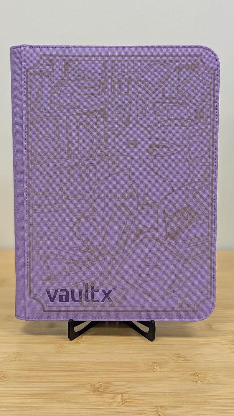 Splatoon Binder Espeon V Inspired Laser Engraved Binder | TCG Storage | Pokemon Storage ...