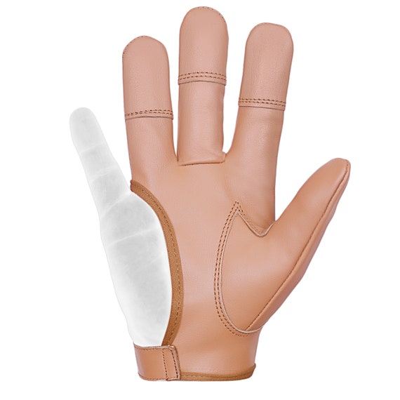 ARCHERS LEATHER 4 Finger Glove, Beige,brown,black,dark Brown