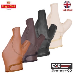 Archery Bow Glove left&Right hand black,brown,beige,dark brown brand New image 3