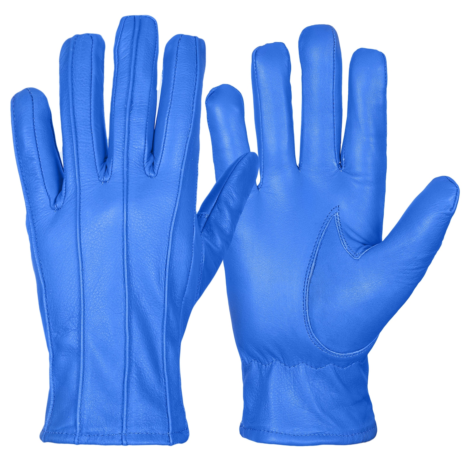 Mens Leather Gloves Soft Feel Fully Lined Fleece Winter Warm Etsy UK