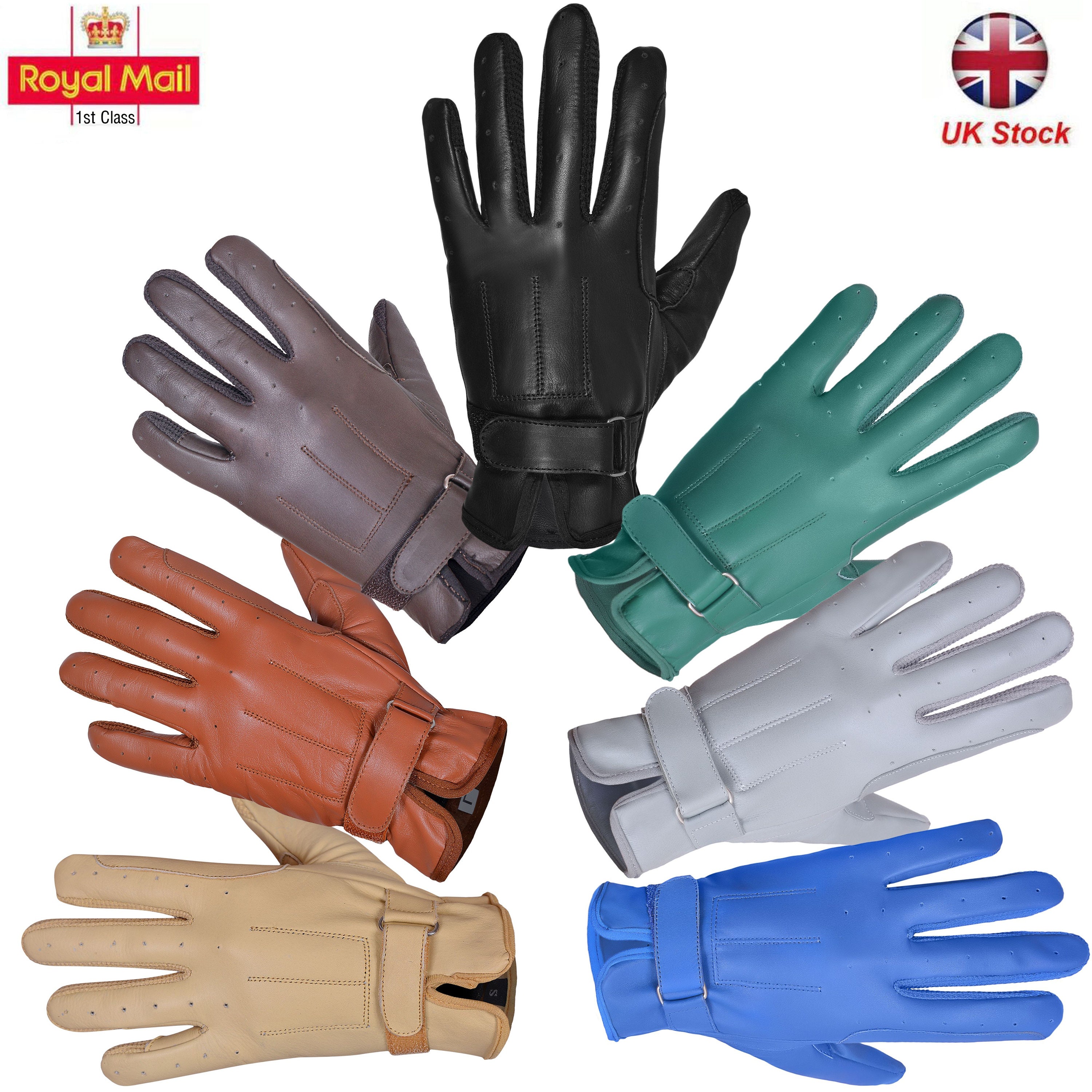 ladies leather horse riding gloves