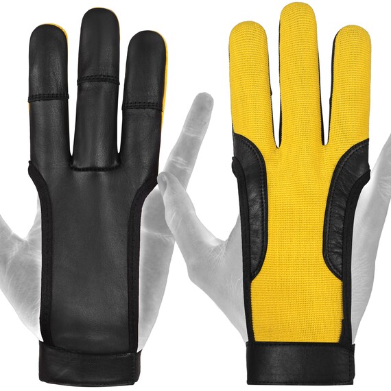 Balestra Da Caccia Professionale 400 Libbre Guanto Da Arciere A 3 - Foto 9