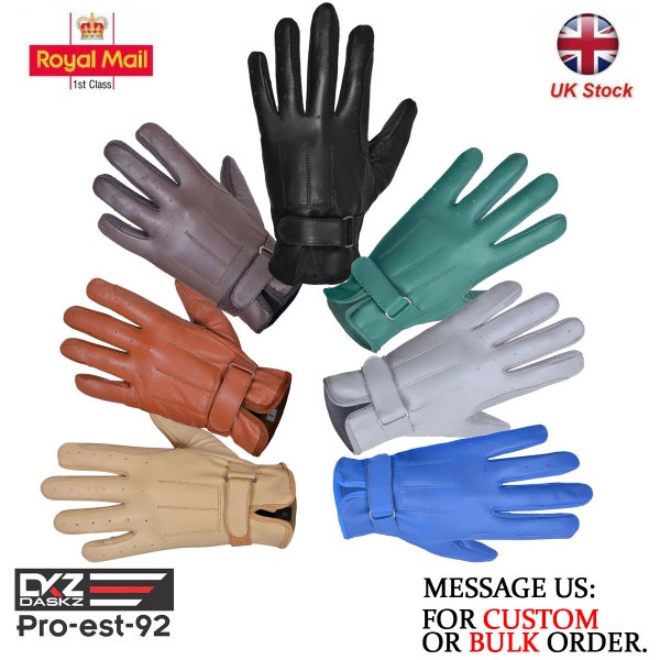 Horse Riding Gloves 100% Genuine Premium Leather Quality "New"