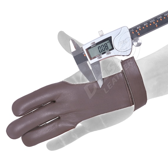Gants en cuir pour homme sans doigts - Demi-doigts en peau de cerf | bol