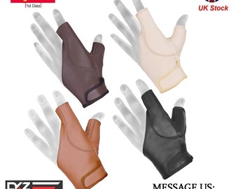 Archery Bow Glove left&Right hand black,brown,beige,dark brown "brand New"