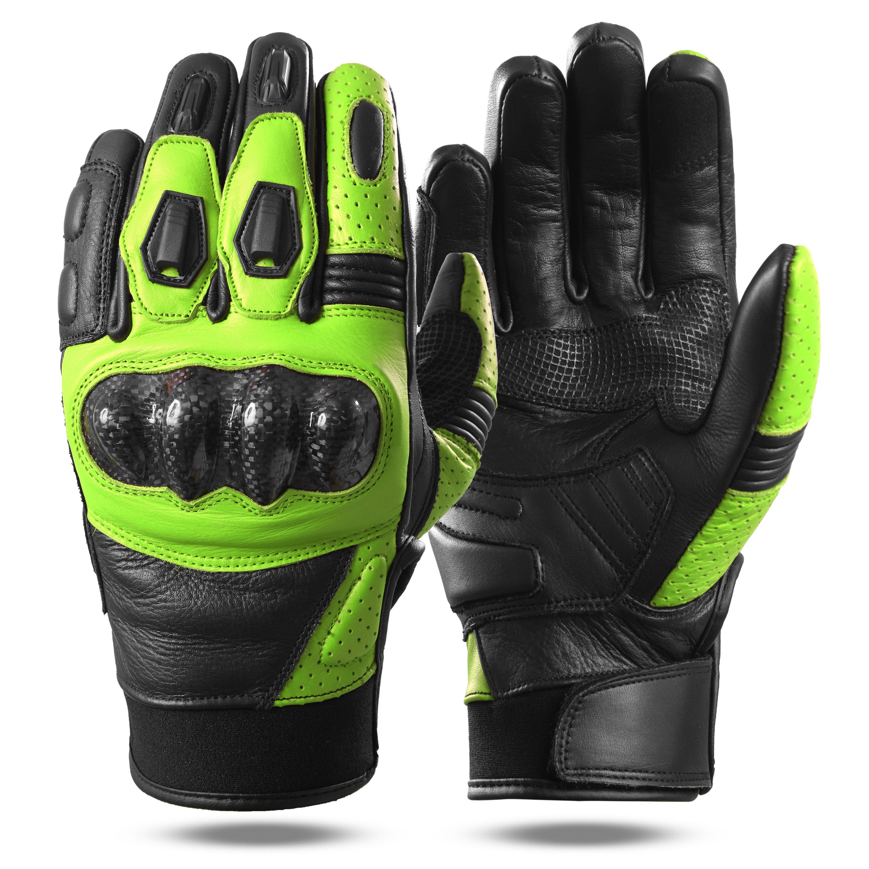 DKZ Leder-Motorradhandschuhe – Sommerlich, Mit Touchscreen, Für Straße & Offroad DKZ Leder-Motorradhandschuhe – Sommerlich, Mit Touchscreen, Für Straße & Offroad