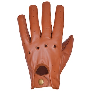 Mens Real Genuine aniline leather classic driving,fashion gloves Art2 image 5