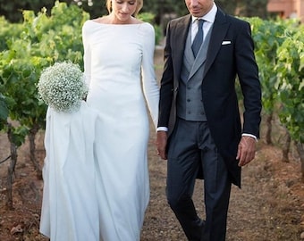 simple wedding dress for groom