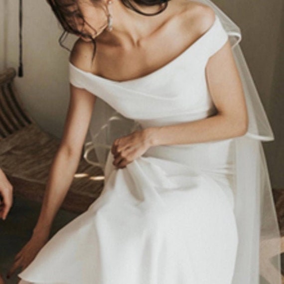simple off the shoulder dress