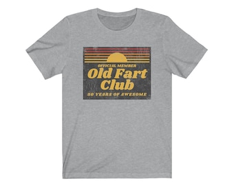 Men/'s 60th Birthday 1961 Old Farts Club Gag Gift Men/'s Old Farts Club Official Member 60th Birthday 1961 Gift T-Shirt