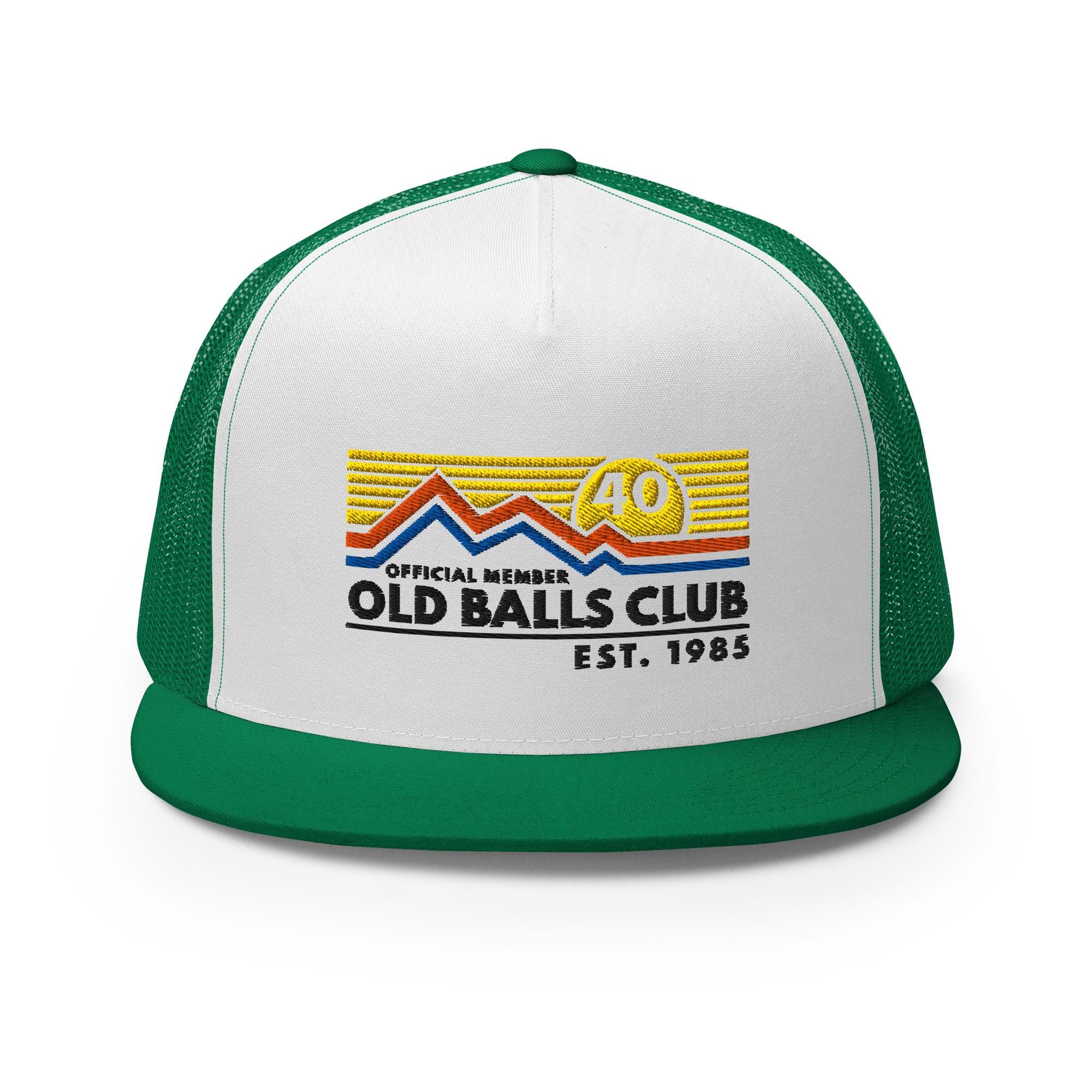 The▲Hermit Club Member's hat Men's Retro 40th Birthday Old Balls Club Est 1985 Trucker
