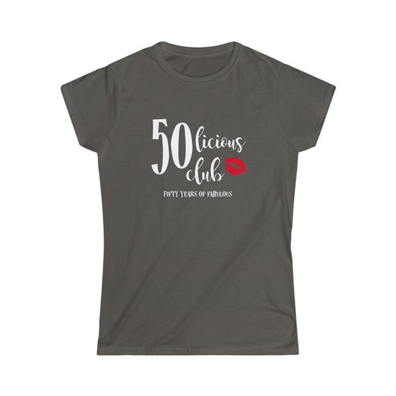 Camisetas 50 años 1970 mujer sale
