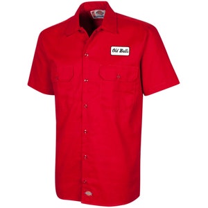 Custom Men's Name Tag Short Sleeve Work Shirt for Old - Etsy